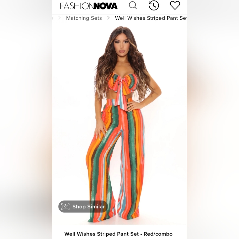 22. Fashion Nova Two piece set
